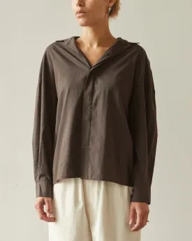 7115 Airy Flat Hem Button Down, Molasses