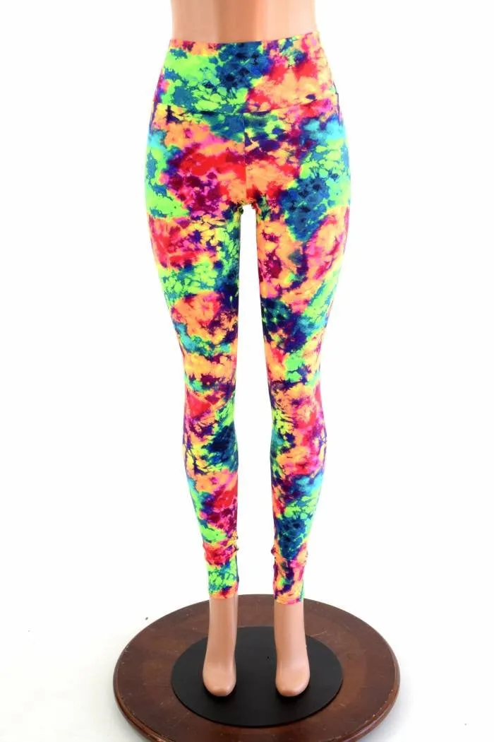 Acid Splash High Waist Leggings