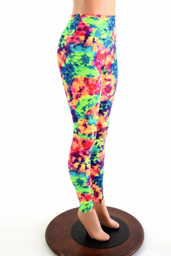 Acid Splash High Waist Leggings