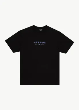 AFENDS Mens Thrown Out - Retro Fit Tee - Black