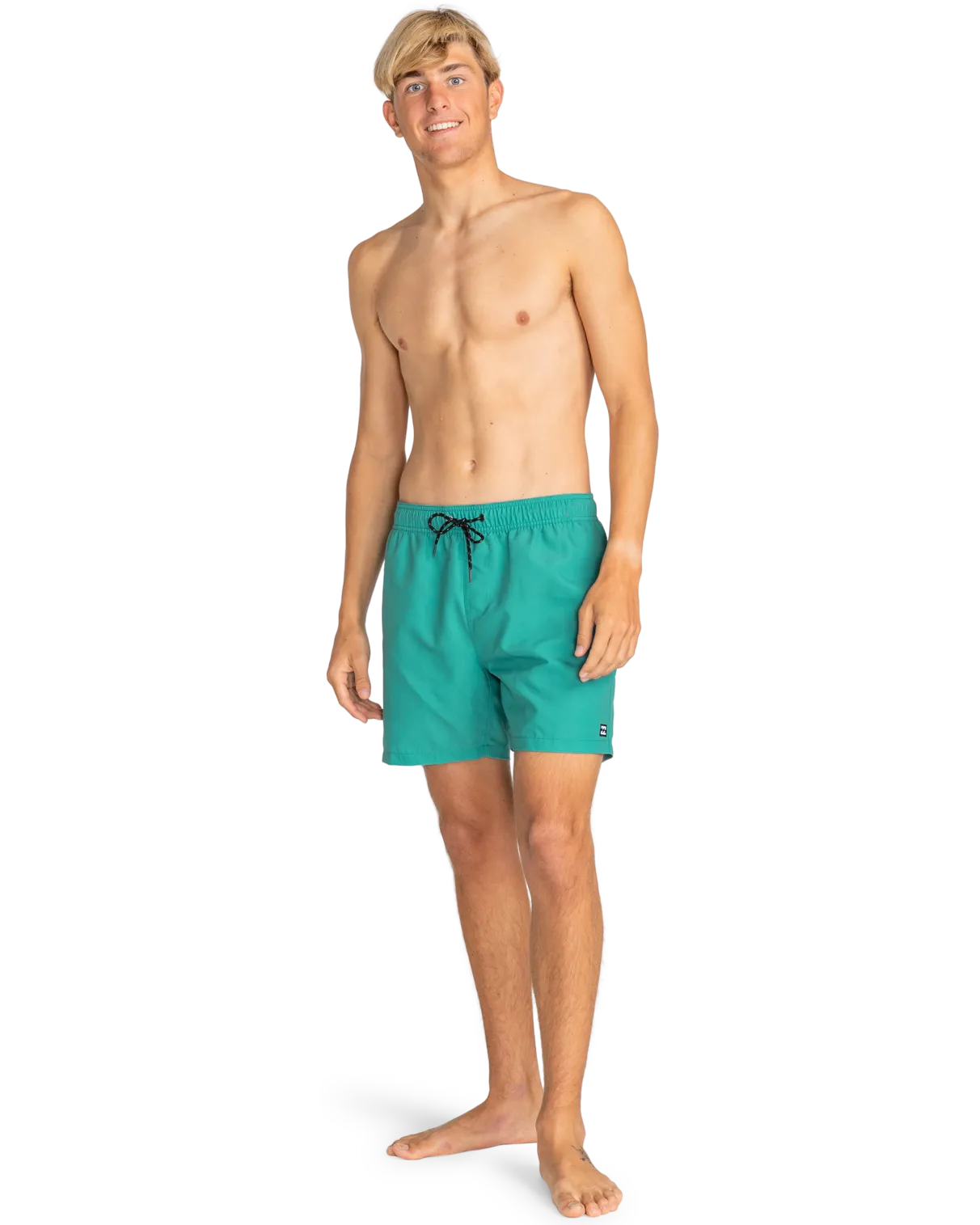 All Day Layback Swimshorts in Sea Green