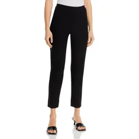 &BASICS Womens Crepe Mid-Rise Cropped Pants