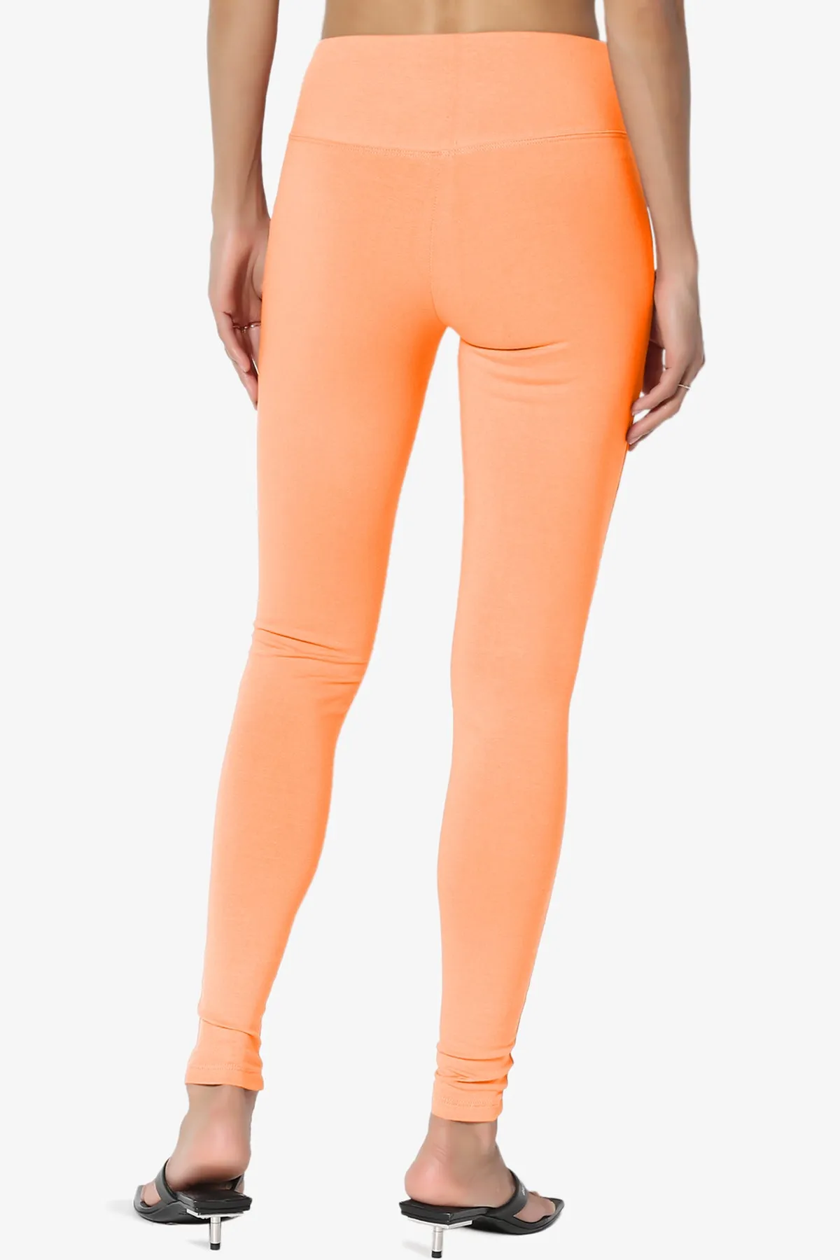 Ansley Cotton Wide Waistband Ankle Leggings MORE COLORS