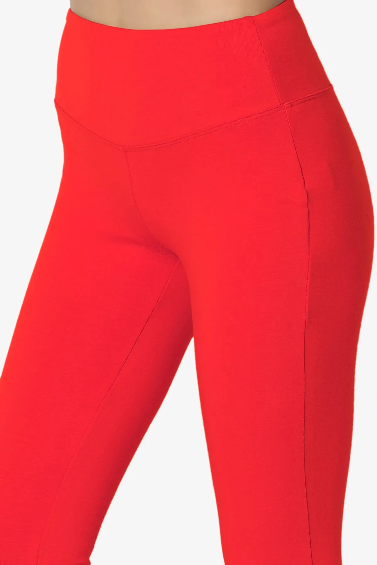 Ansley Cotton Wide Waistband Ankle Leggings MORE COLORS