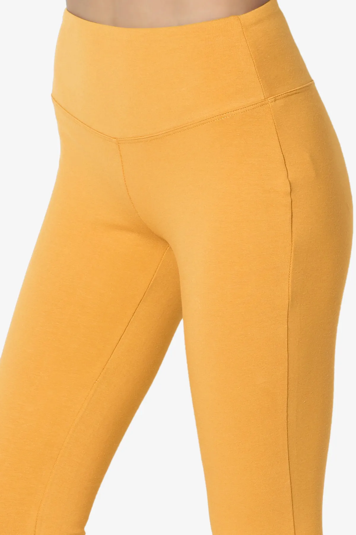 Ansley Cotton Wide Waistband Ankle Leggings PLUS MORE COLORS