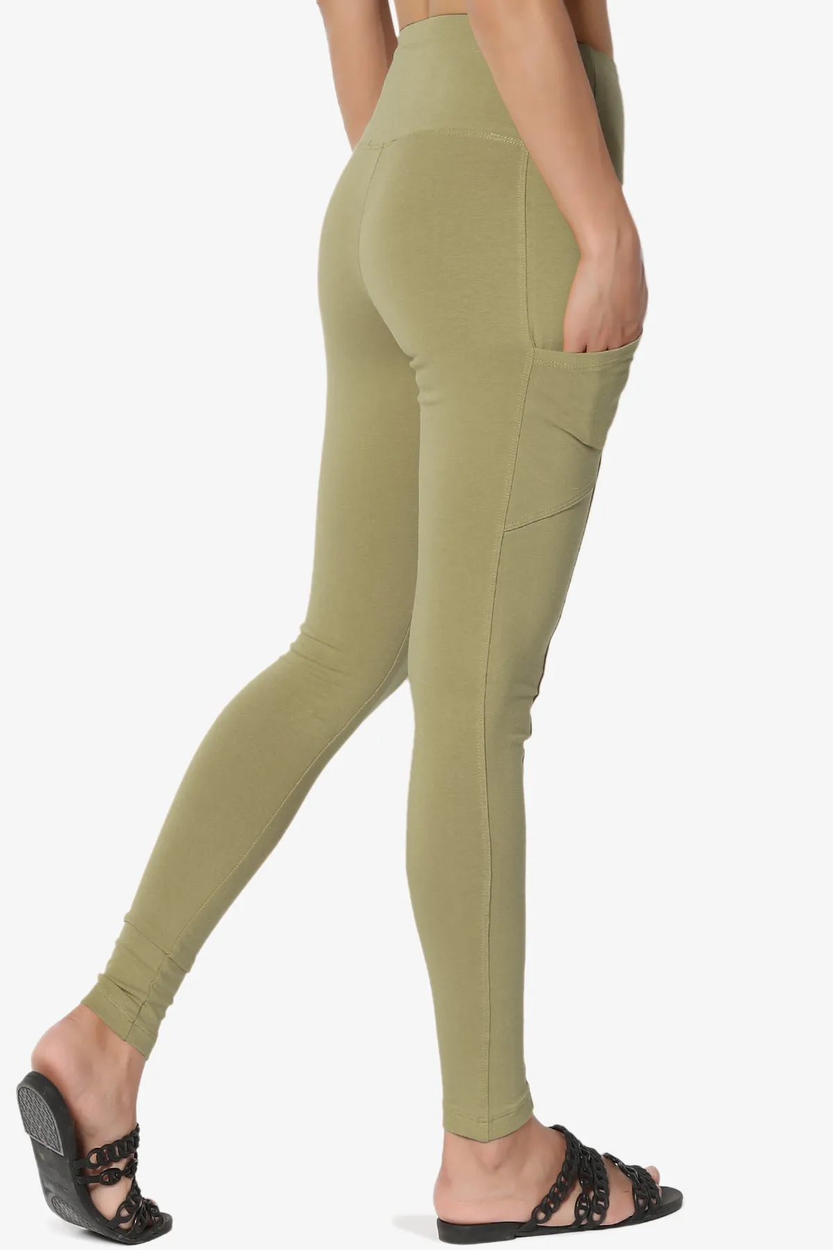 Ansley Luxe Cotton Leggings with Pockets