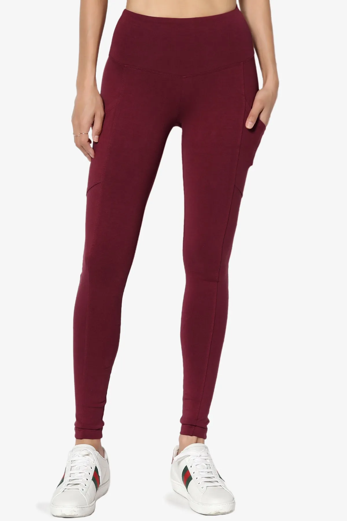 Ansley Luxe Cotton Leggings with Pockets