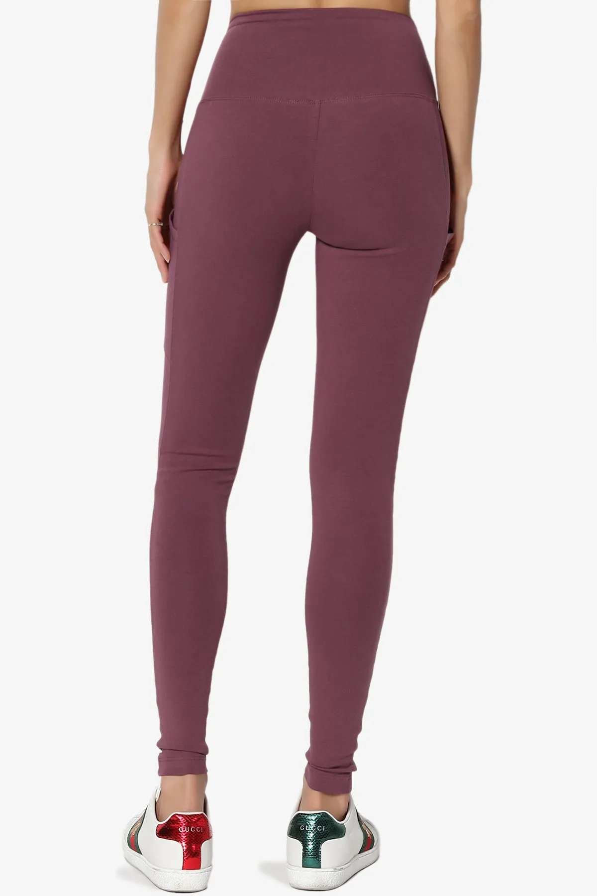 Ansley Luxe Cotton Leggings with Pockets