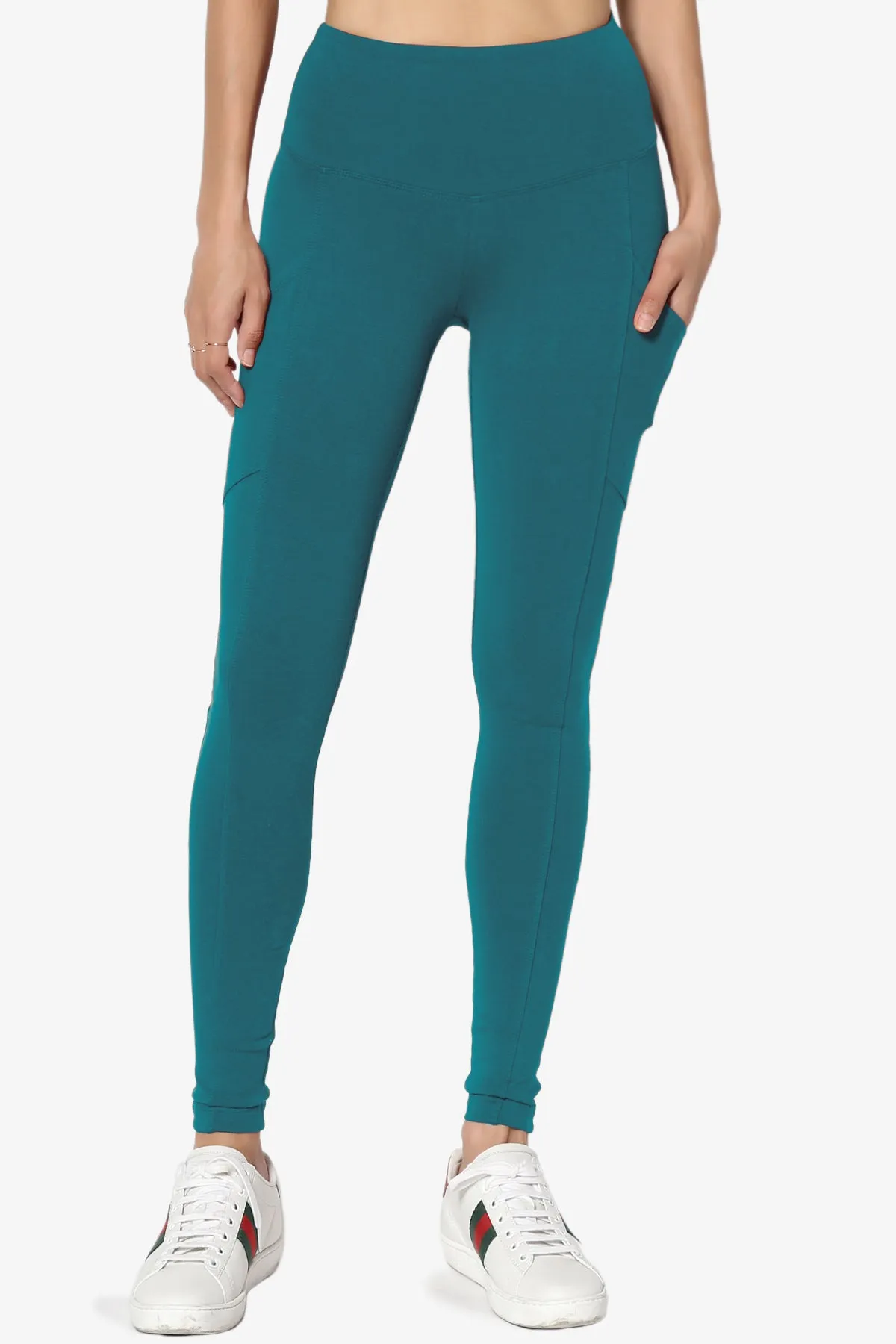 Ansley Luxe Cotton Leggings with Pockets