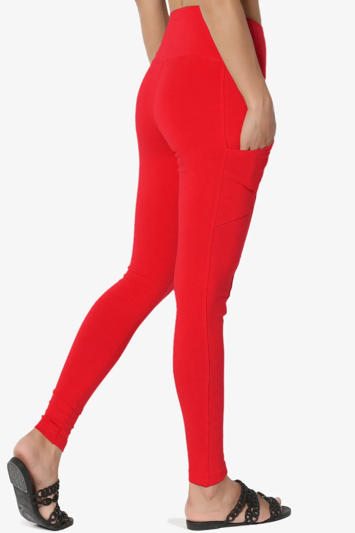 Ansley Luxe Cotton Leggings with Pockets