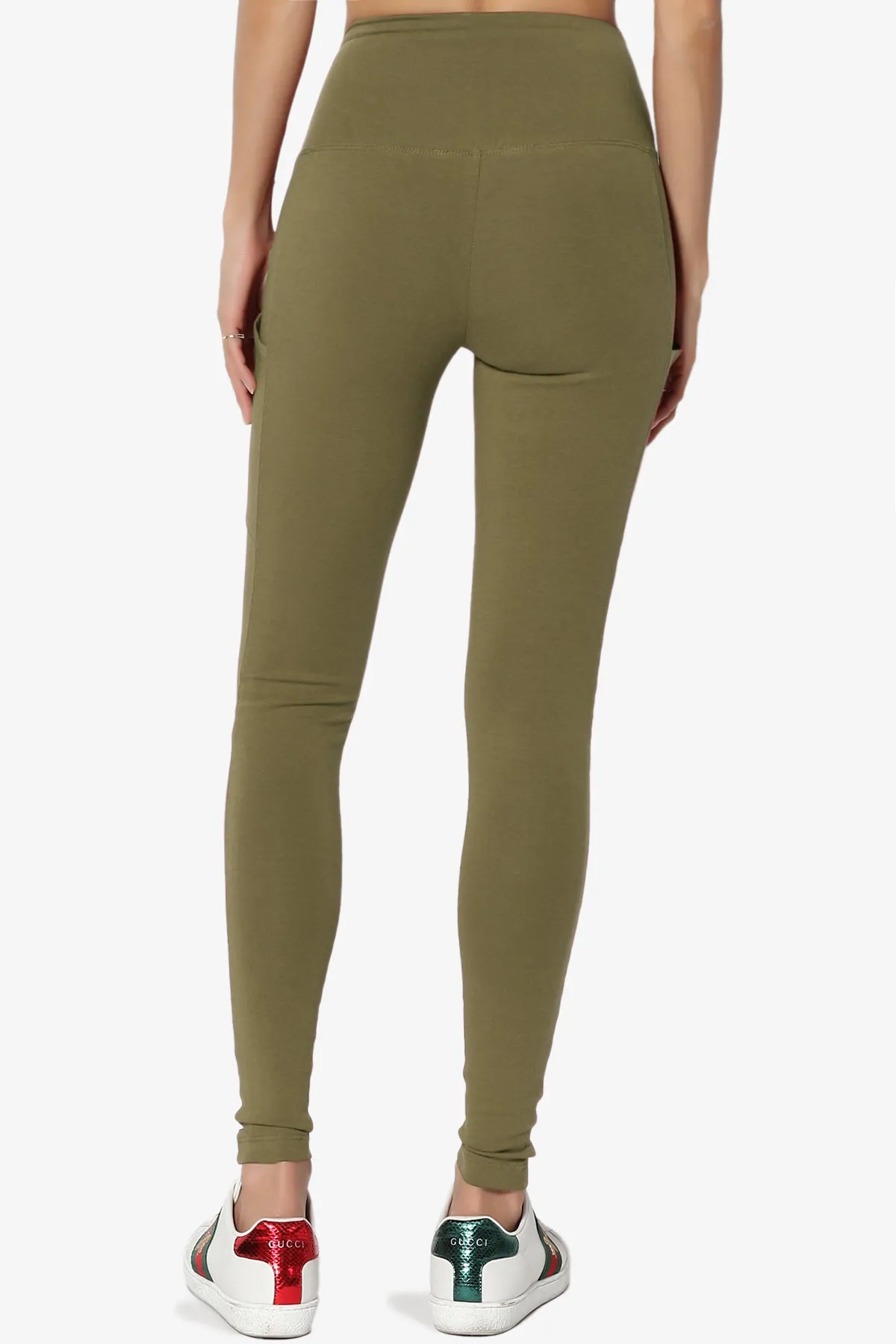 Ansley Luxe Cotton Leggings with Pockets