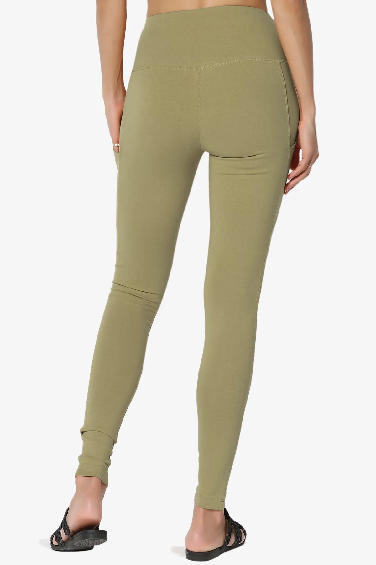 Ansley Luxe Cotton Leggings with Pockets