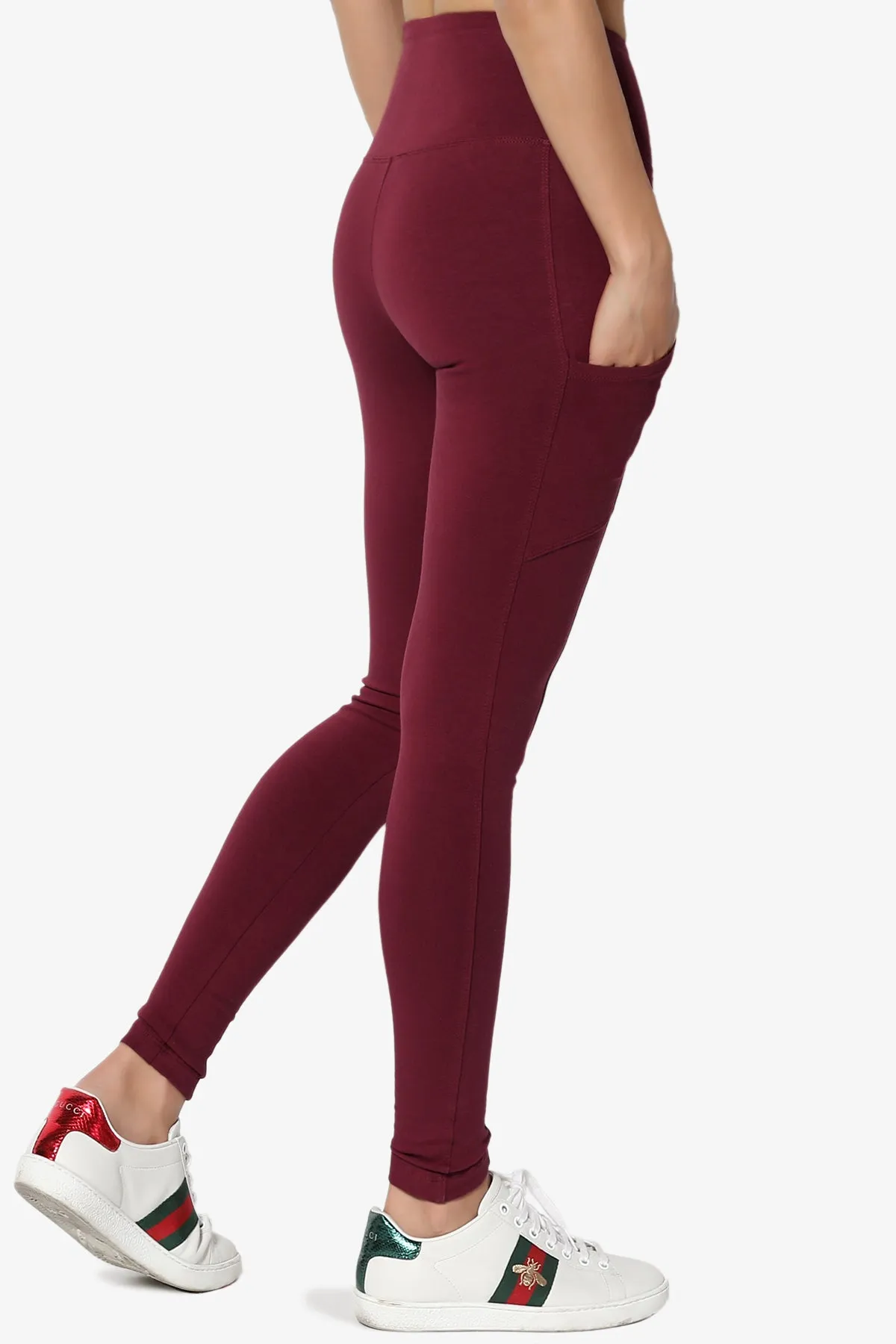 Ansley Luxe Cotton Leggings with Pockets