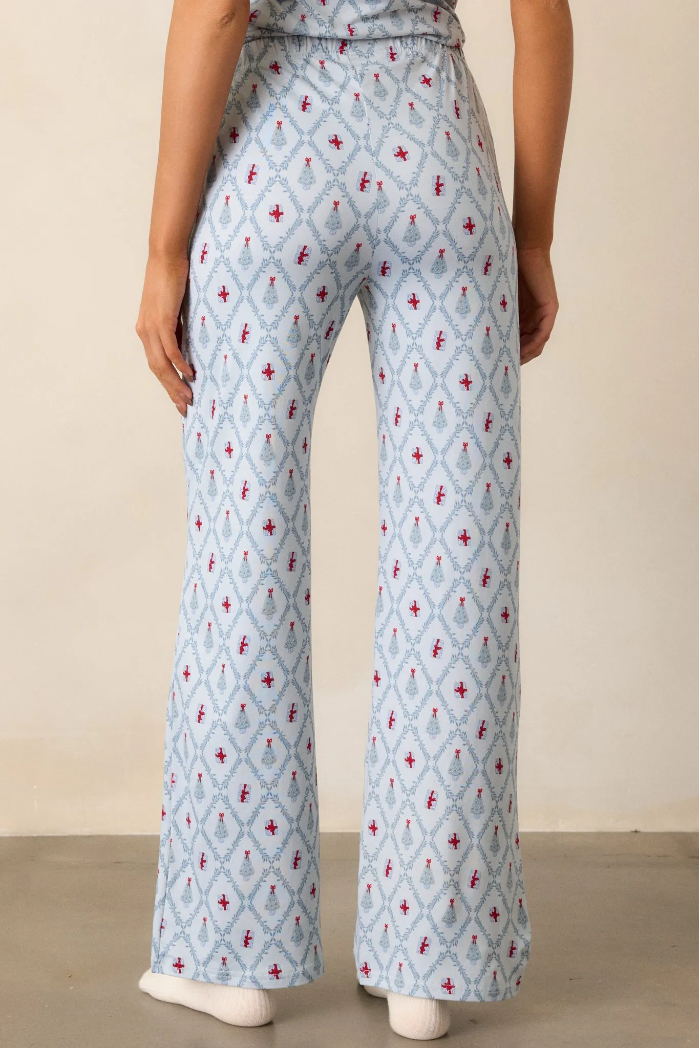 Baby It’s Cold Outside Light Blue Pajama Pants