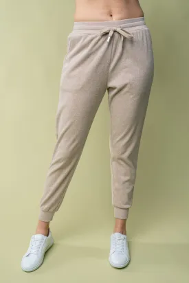 Beige Lightweight Joggers