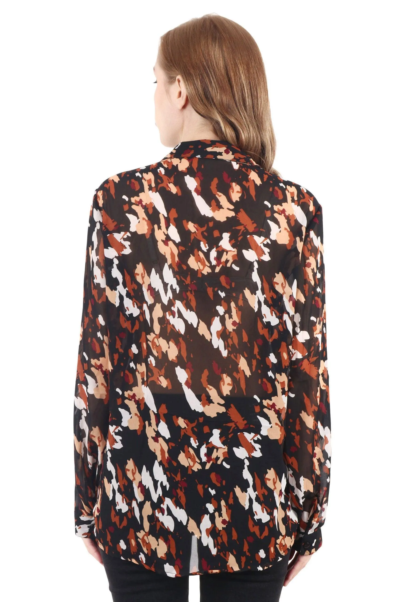 Black Abstract Printed Shirt