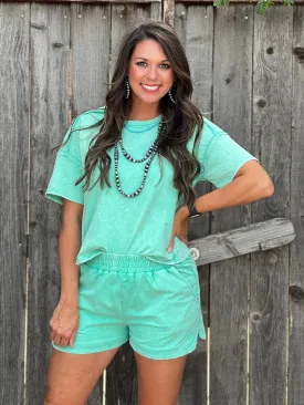 Blaze Mint Short Set