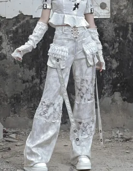 [Blood Supply] Madhouse Distressed Workwear Pants