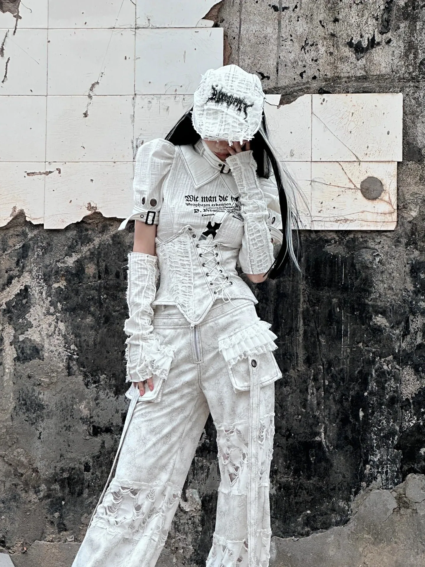 [Blood Supply] Madhouse Distressed Workwear Pants