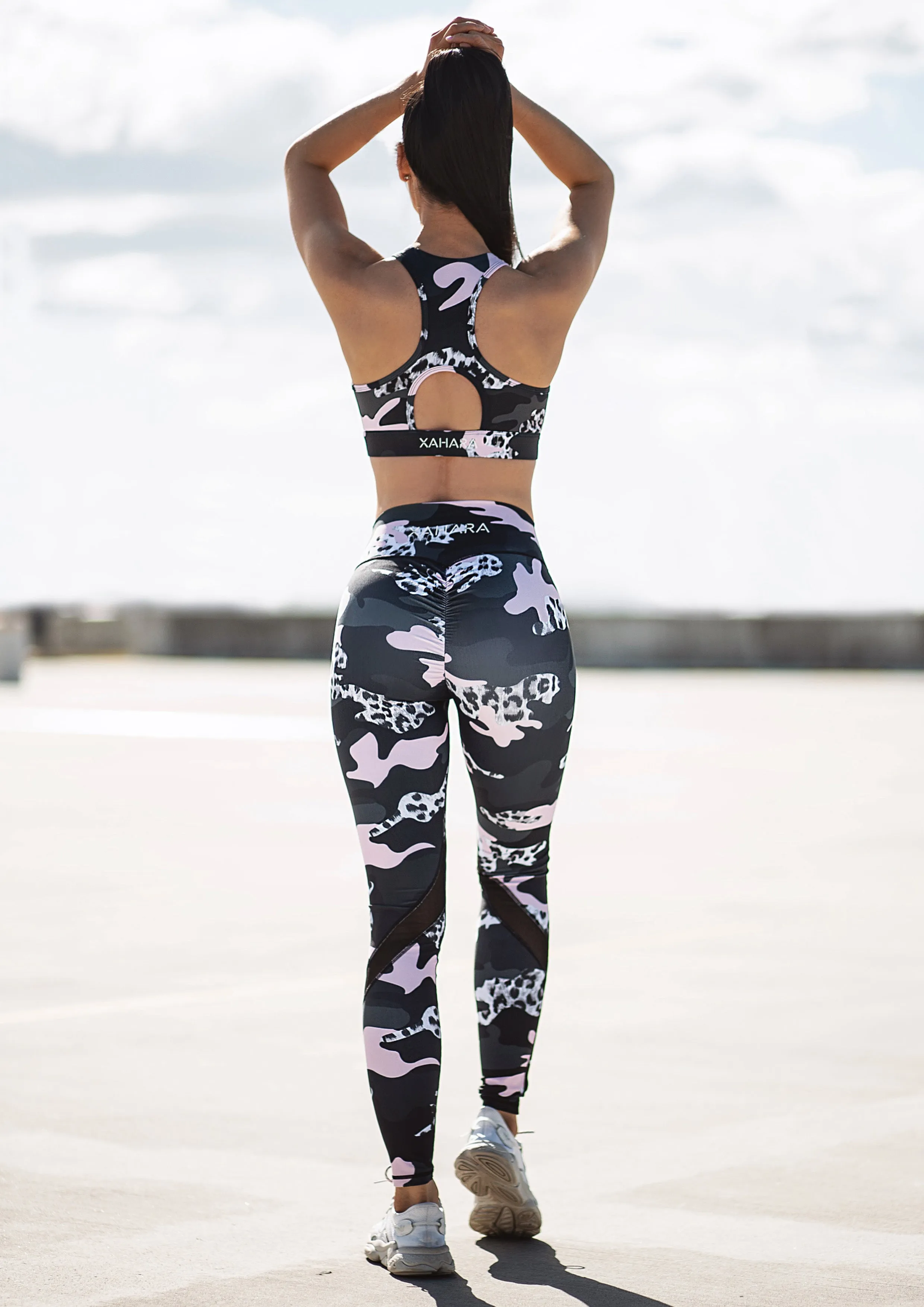 Bootylicious Dusty Pink Camo Legging