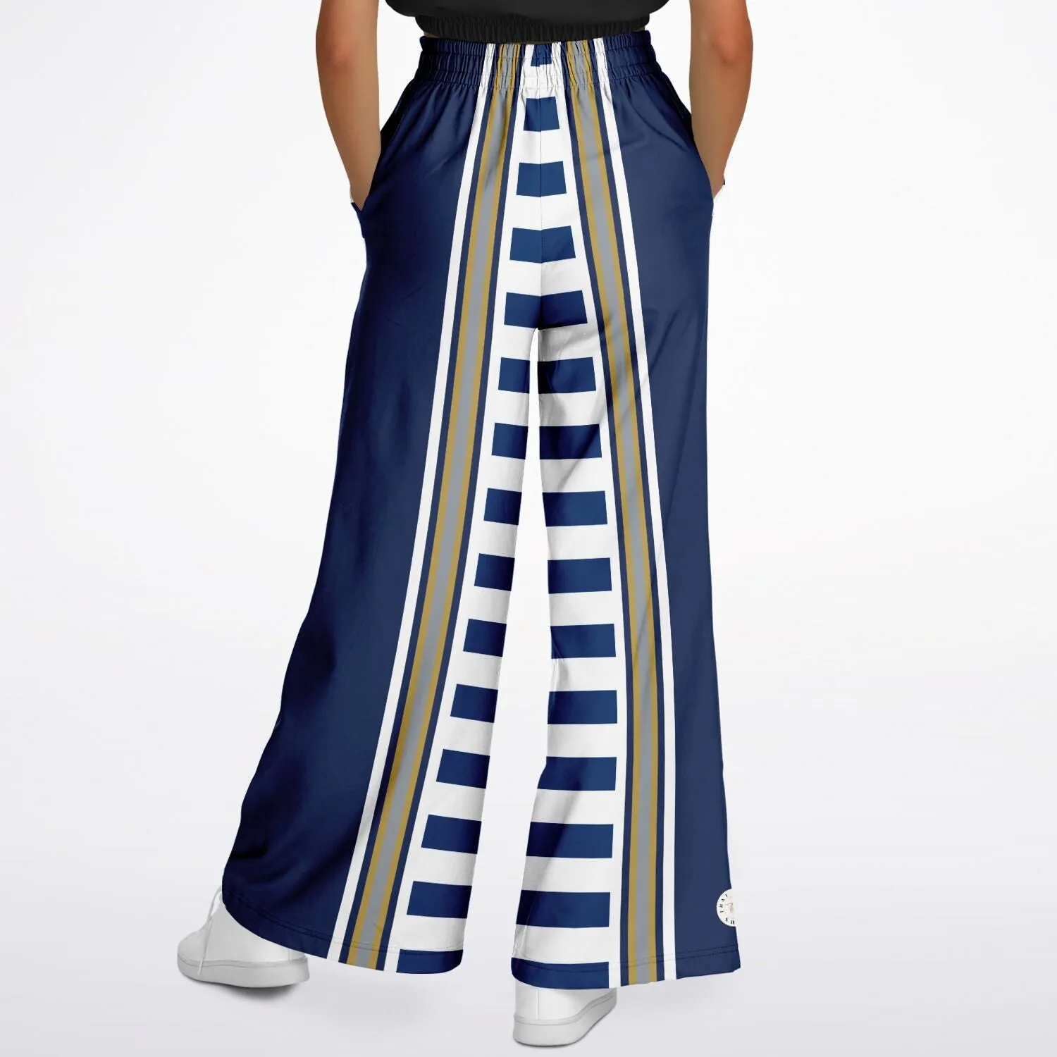 Captain Jack Sailor Stripe Eco-Poly Stretchy Phat Bellbottoms