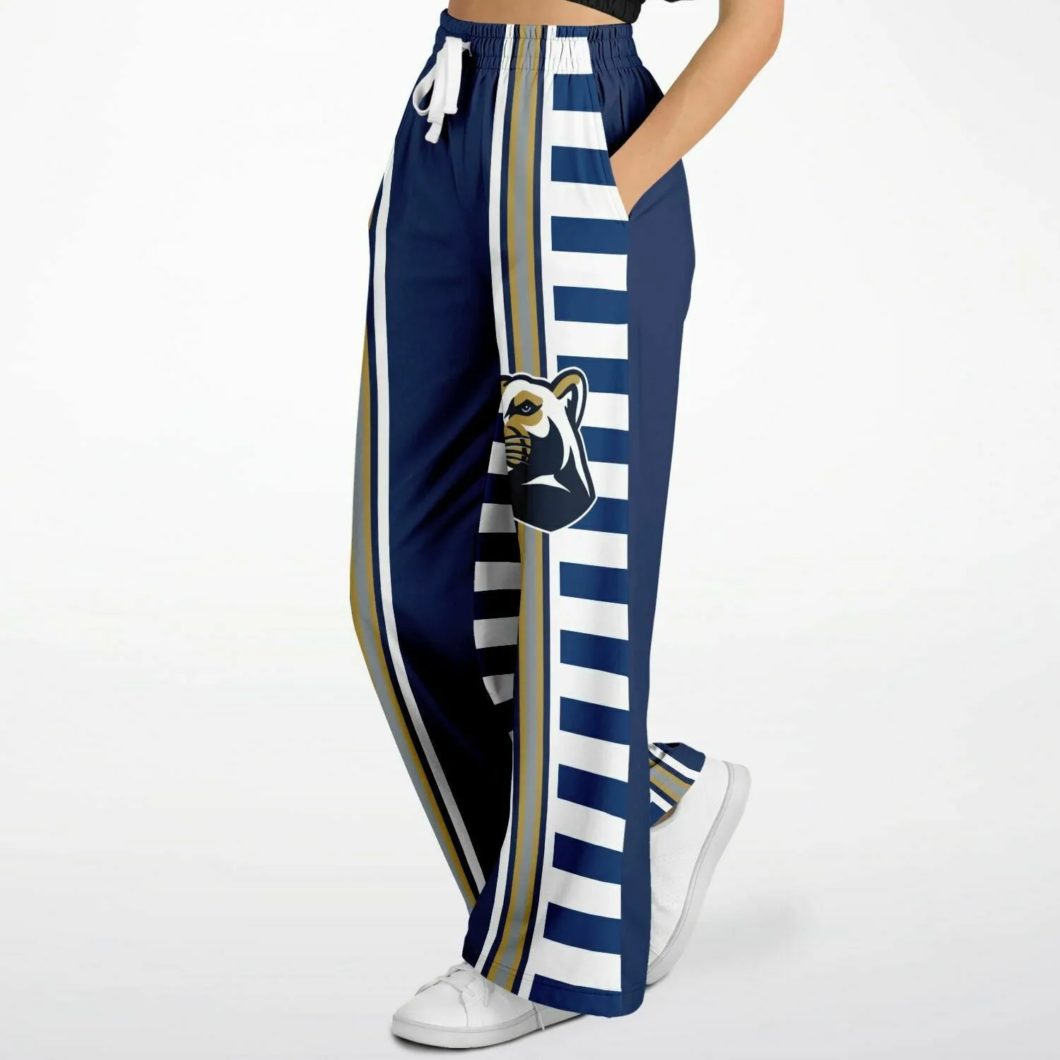 Captain Jack Sailor Stripe Eco-Poly Stretchy Phat Bellbottoms