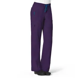 Carhartt Women's Force® Cross-Flex Utility Boot Cut Cargo Scrub Pant_Eggplant