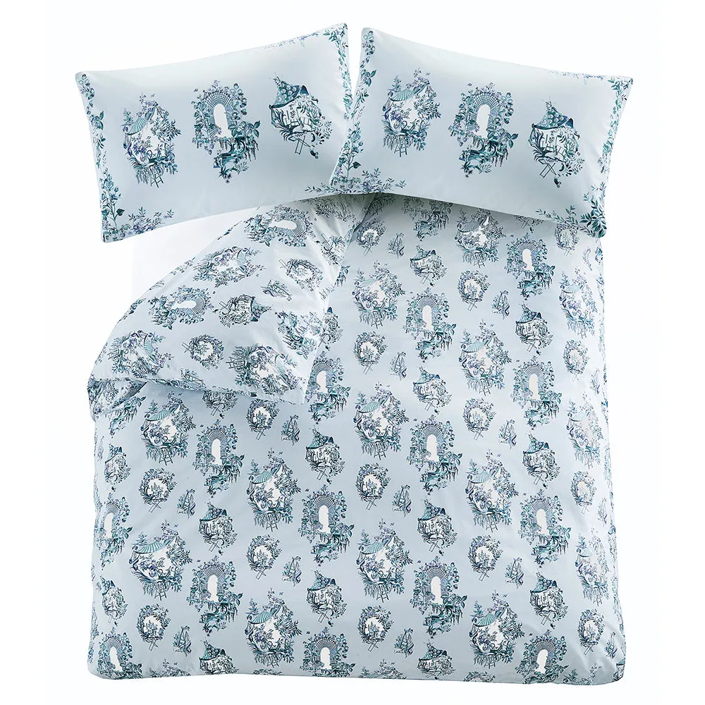 Cath Kidston 30 Years Toile Blue 100% Cotton Duvet Set