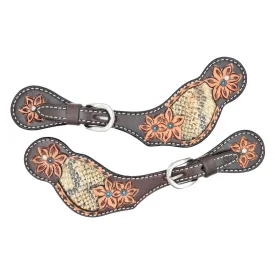 Circle Y Saddlery Python Pass Spur Straps