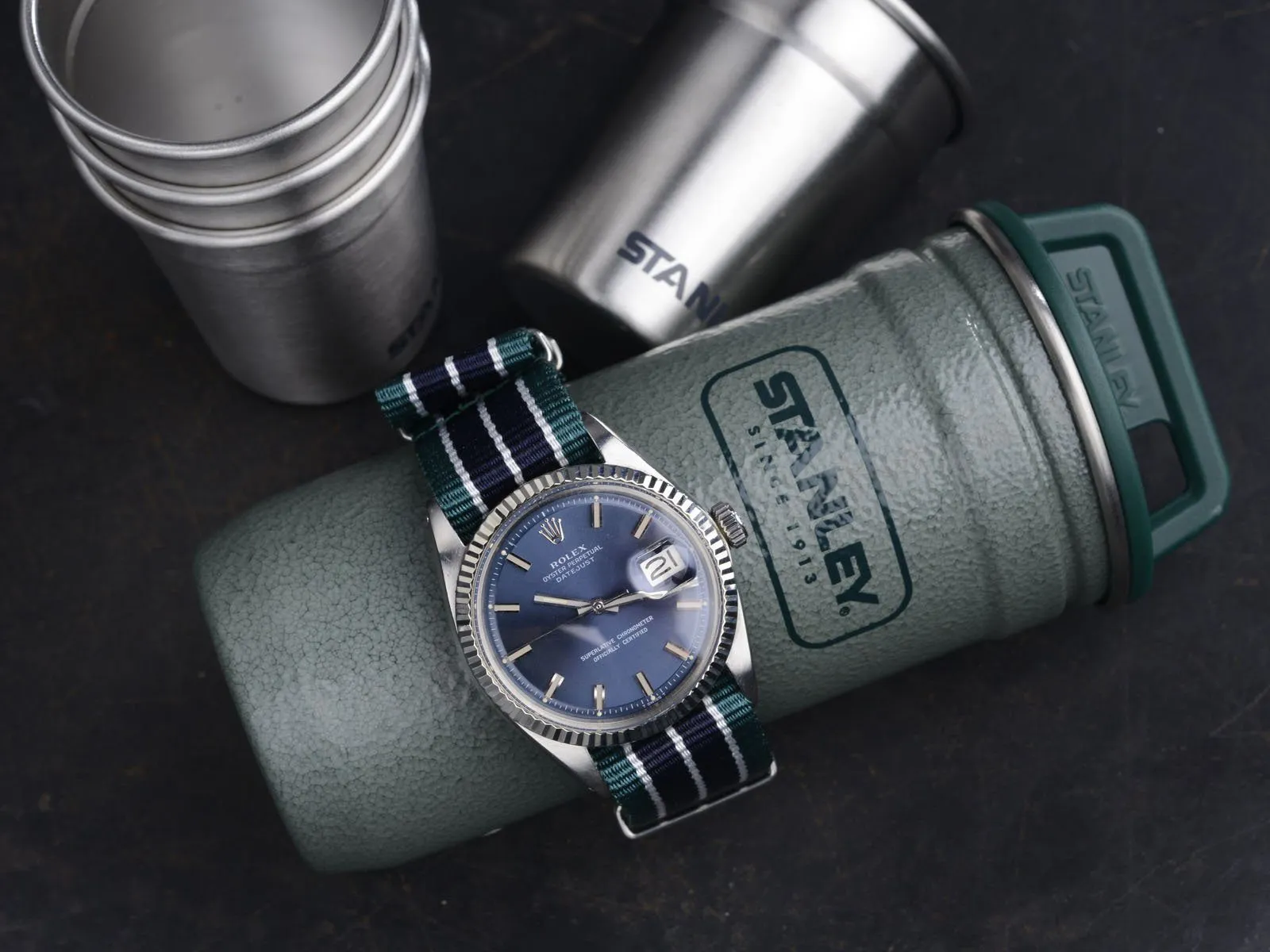 CURATED ‘BLUE SPRING’ ROLEX 1601 DATEJUST WIDEBODY