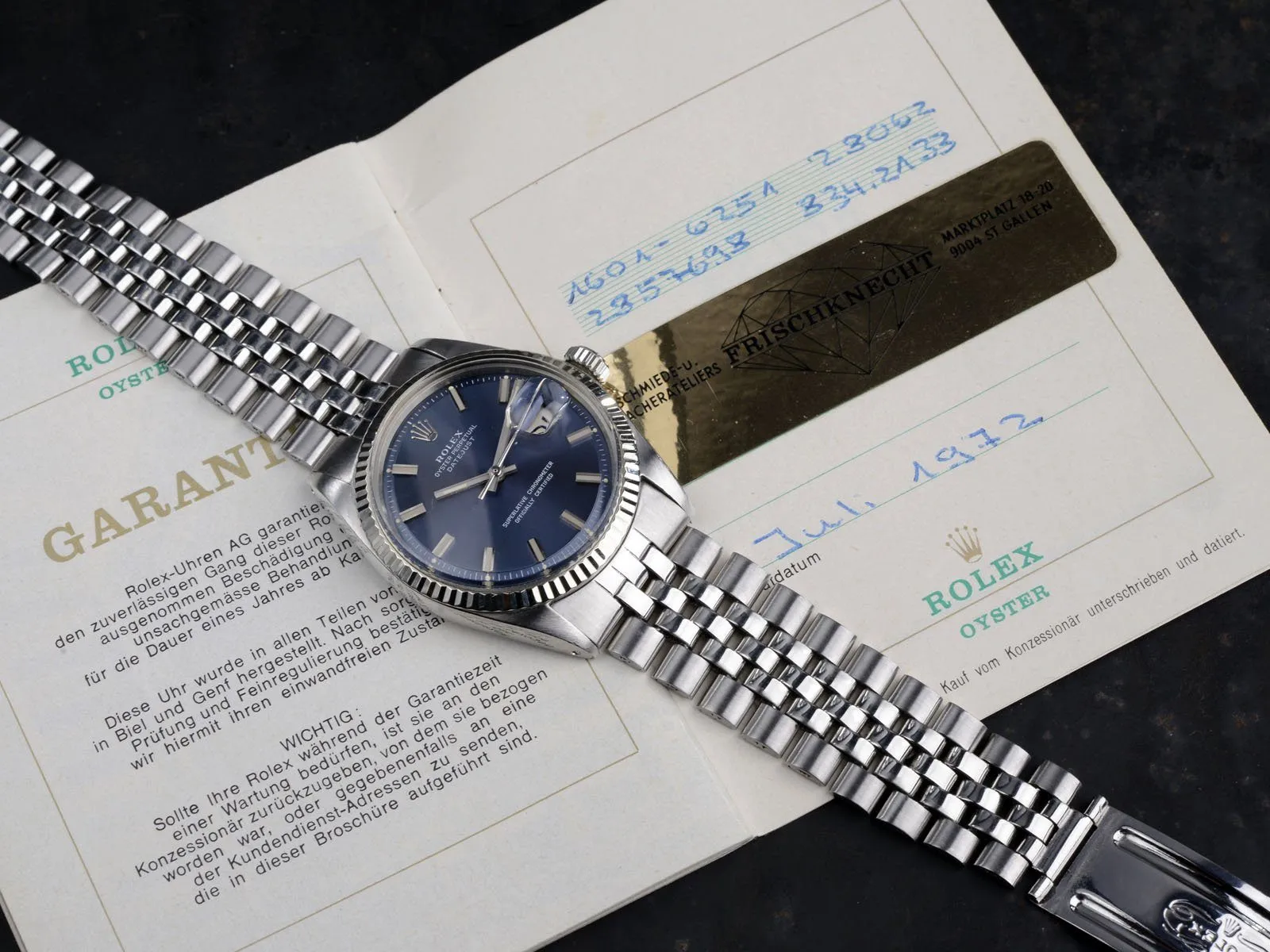 CURATED ‘BLUE SPRING’ ROLEX 1601 DATEJUST WIDEBODY