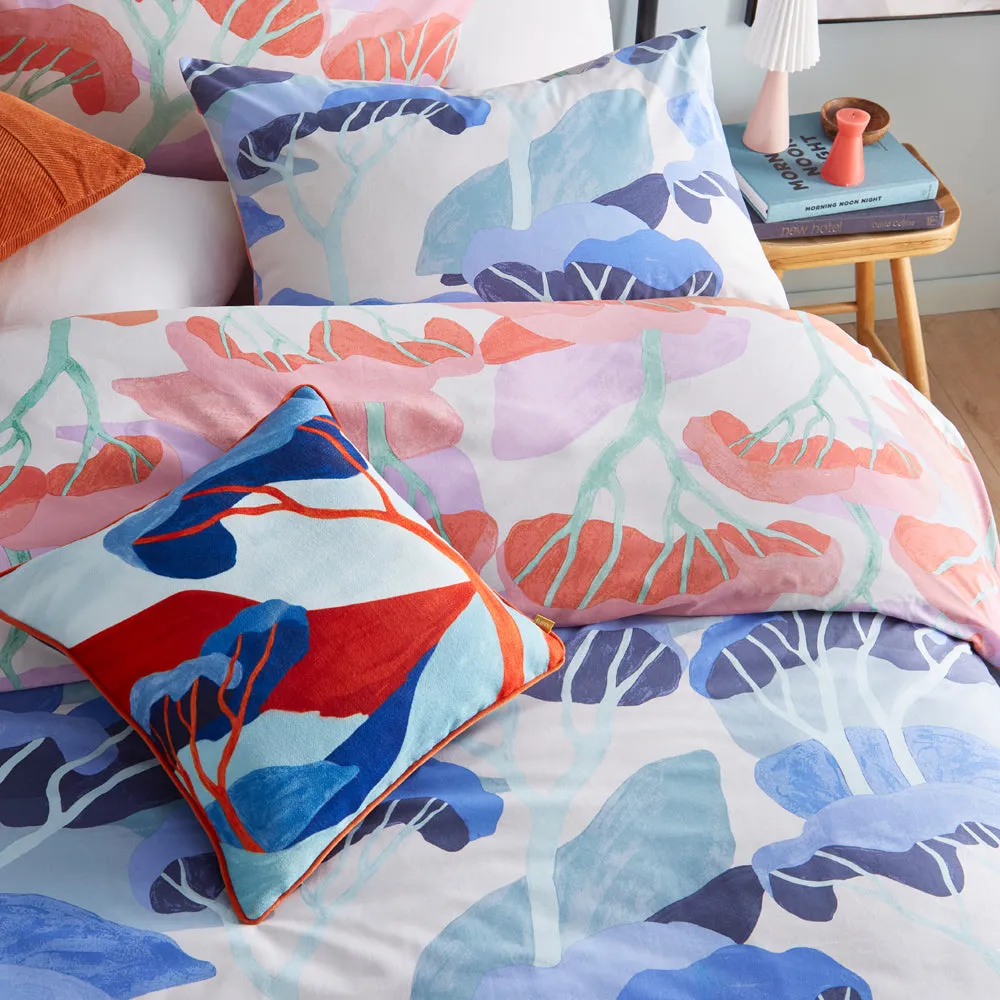 D'Azure Abstract Duvet Cover Set Multicolour