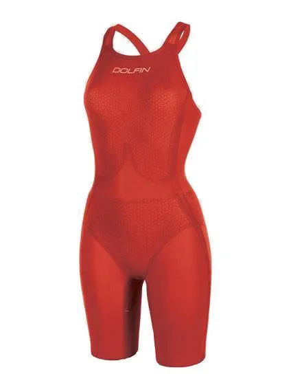 Dolfin Female Titanium Knee Suit Red