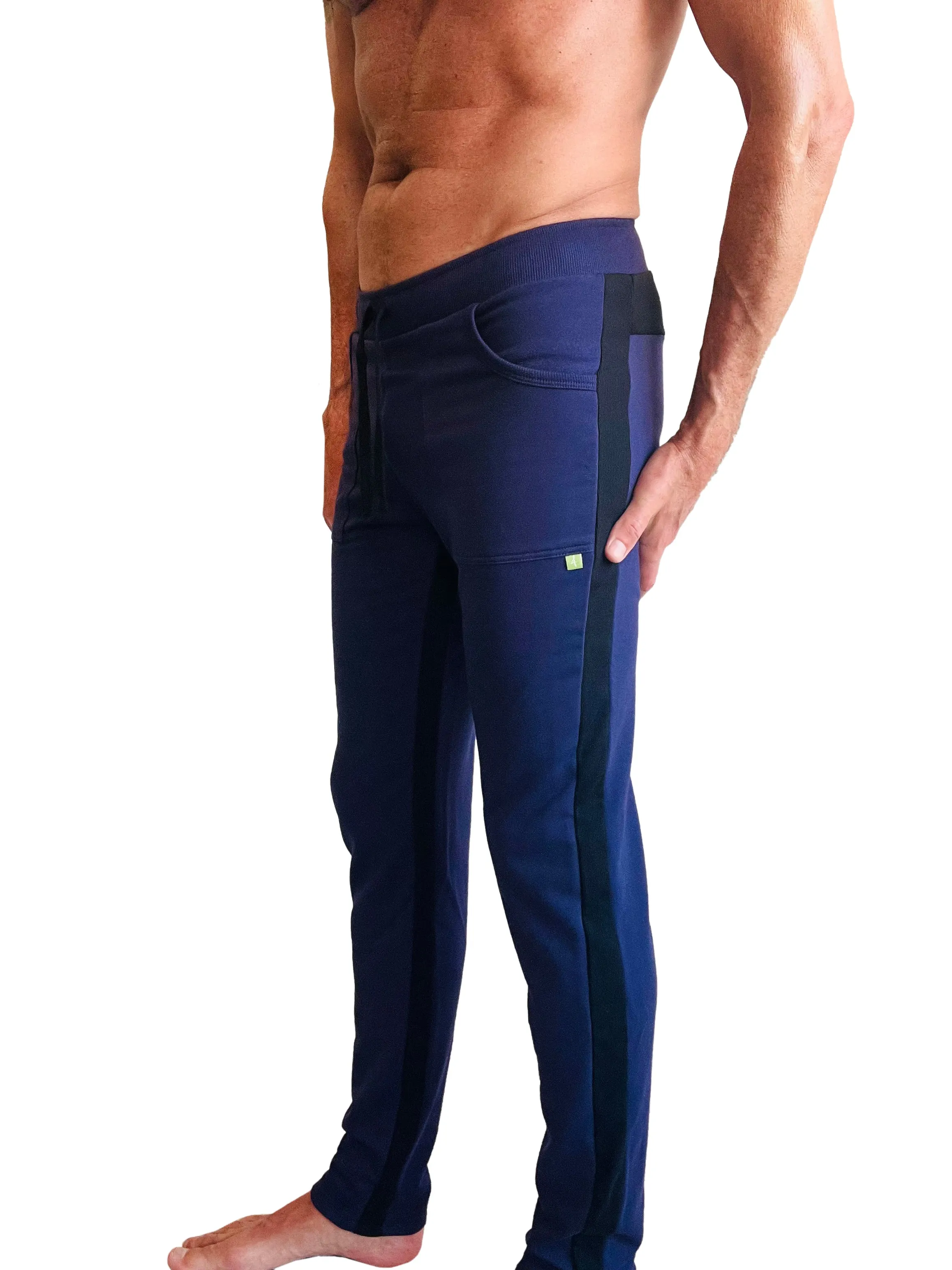 Eco-Track & Yoga Sweat Pant (Eggplant w/Black)