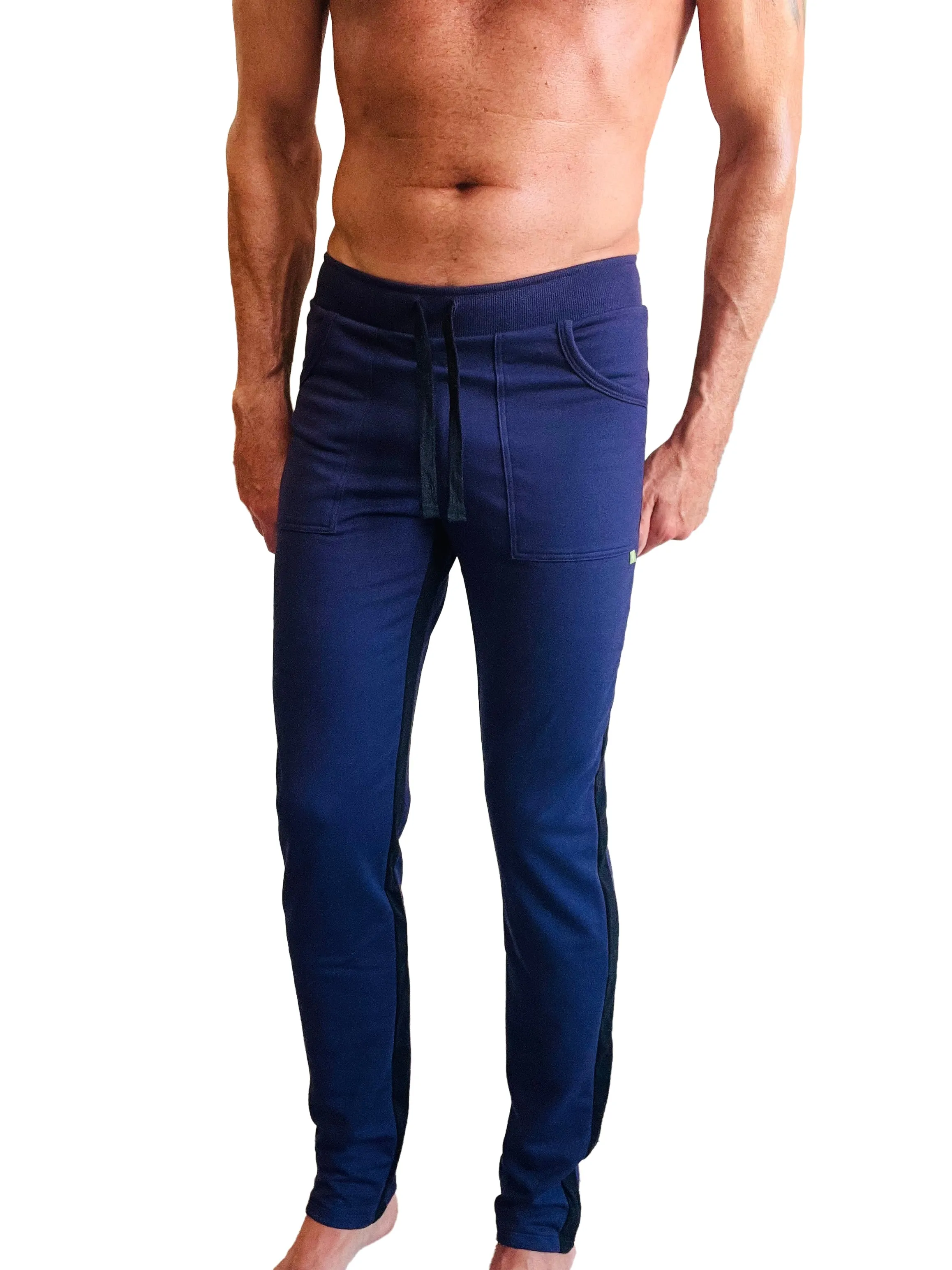 Eco-Track & Yoga Sweat Pant (Eggplant w/Black)