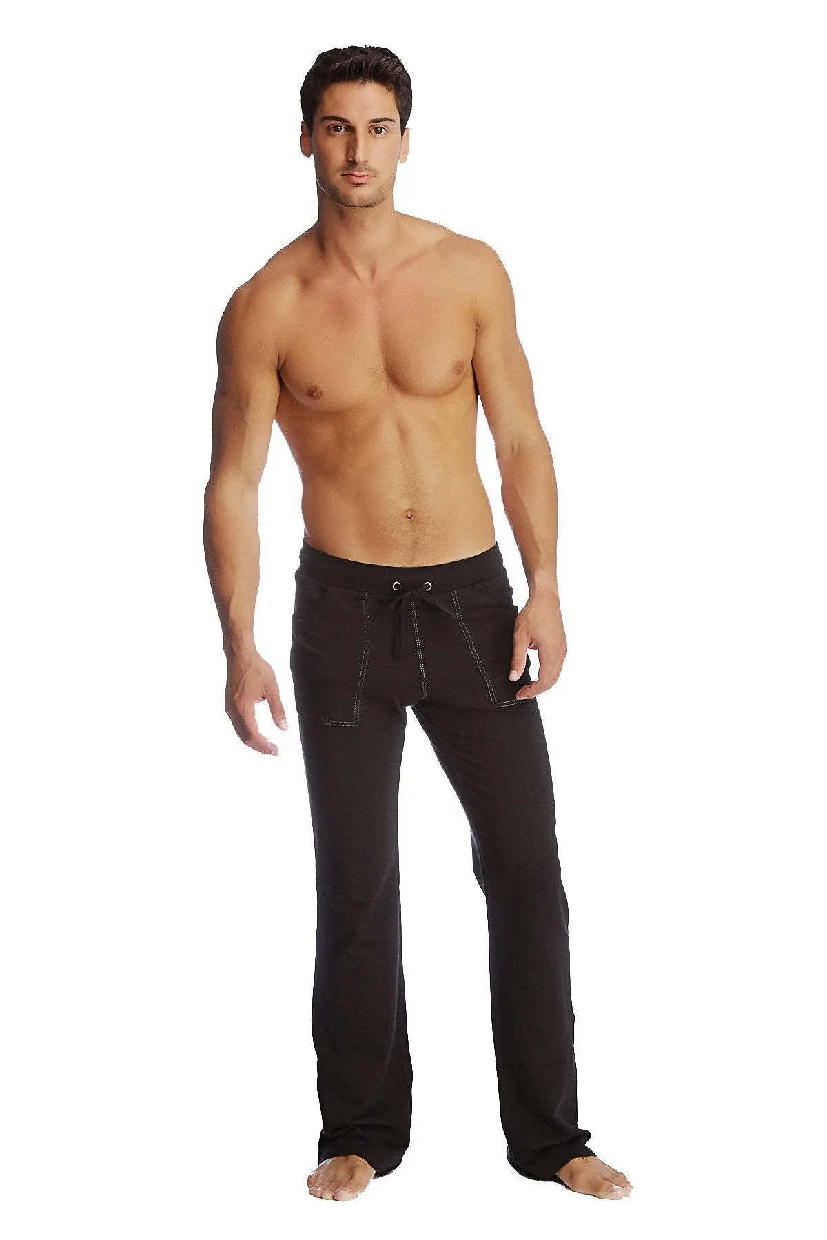 Eco-Track & Yoga Sweat Pant (Solid Black)