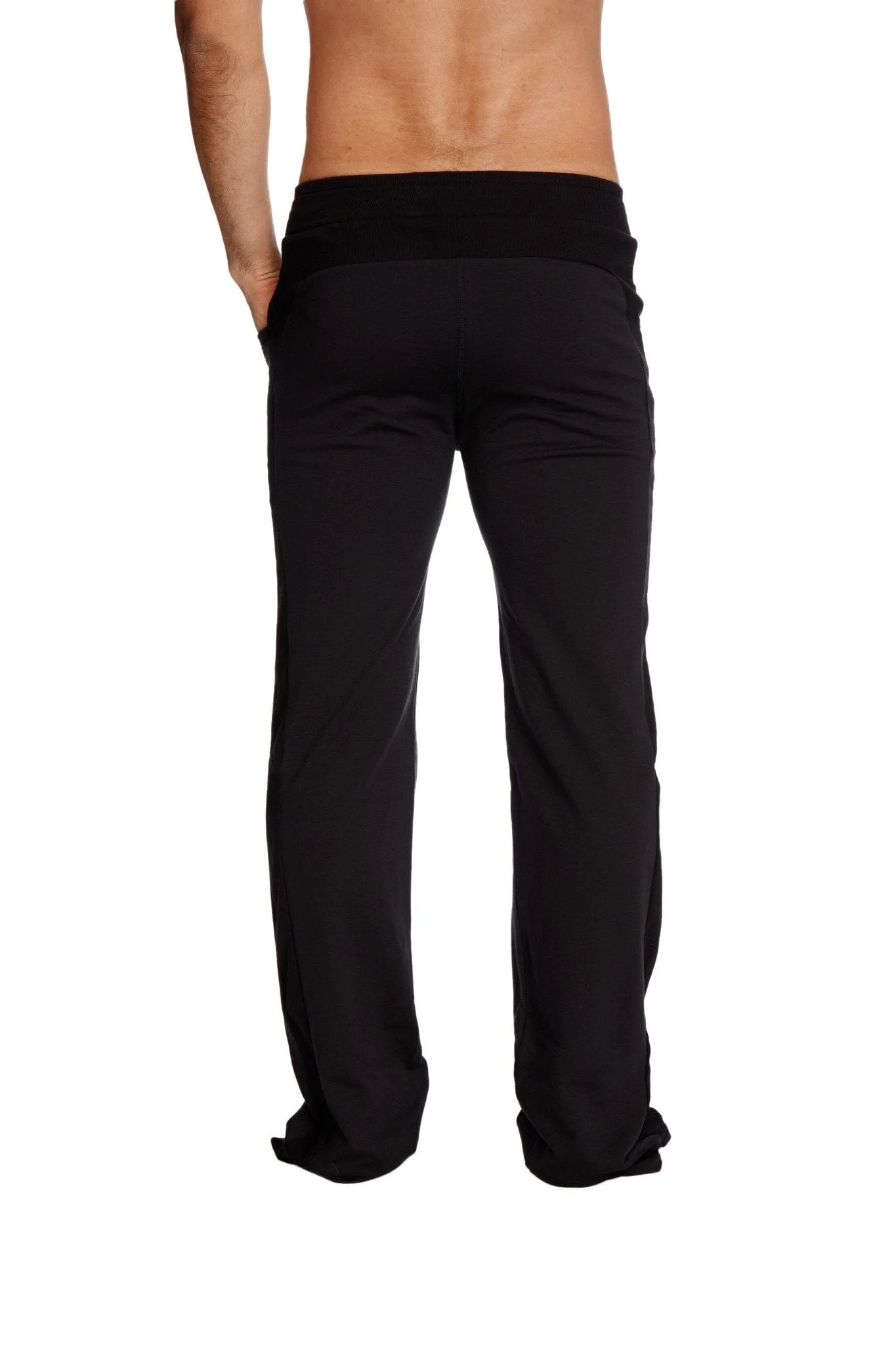 Eco-Track & Yoga Sweat Pant (Solid Black)