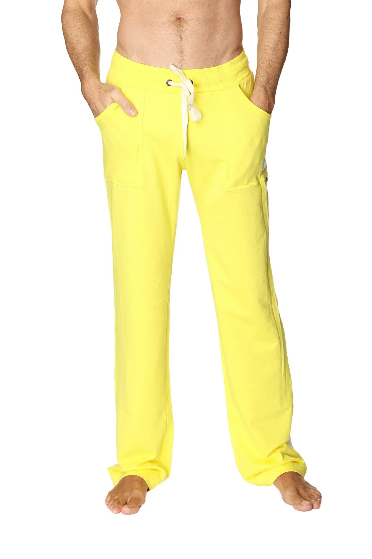 Eco-Track & Yoga Sweat Pant (Yellow w/White)