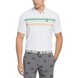 Engineered Coastal Ombre Print Golf Polo