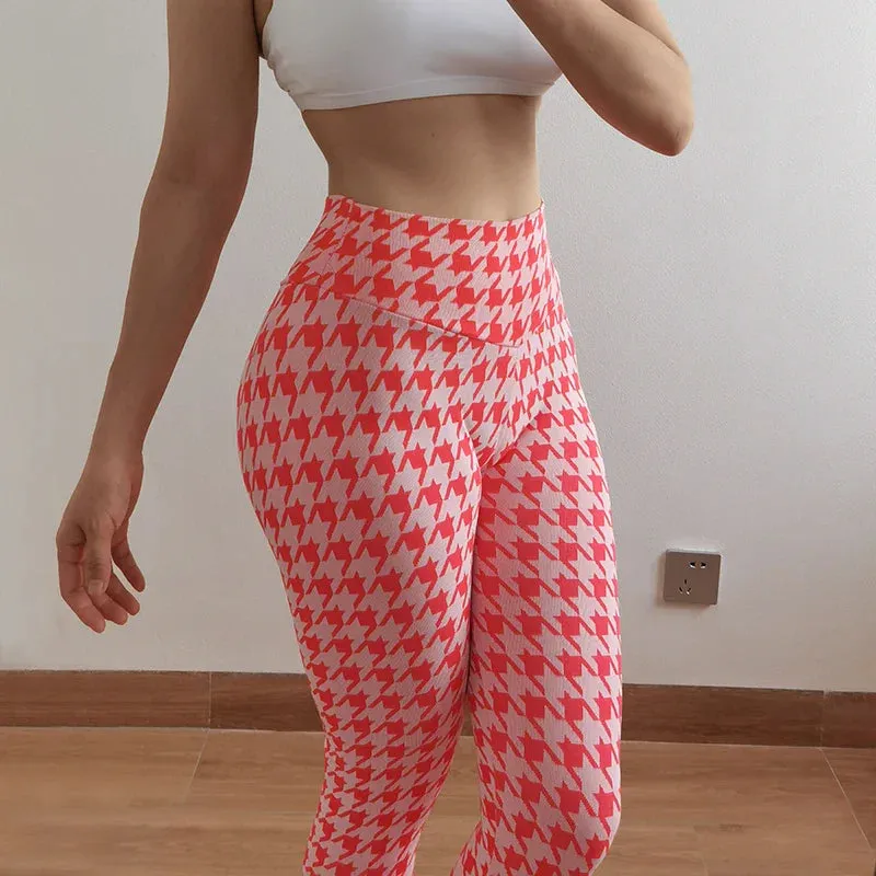 Fashion Print Seamless Gym Women's Trendy Comfortable Fitness Fashion Sports Leggings