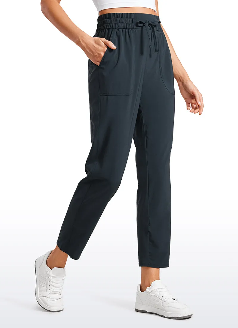 Feathery-Fit Soft Casual Workout Pants with Pockets 27"