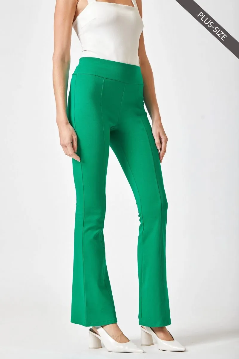 Flared Dressy Pants-Multiple Colors Available