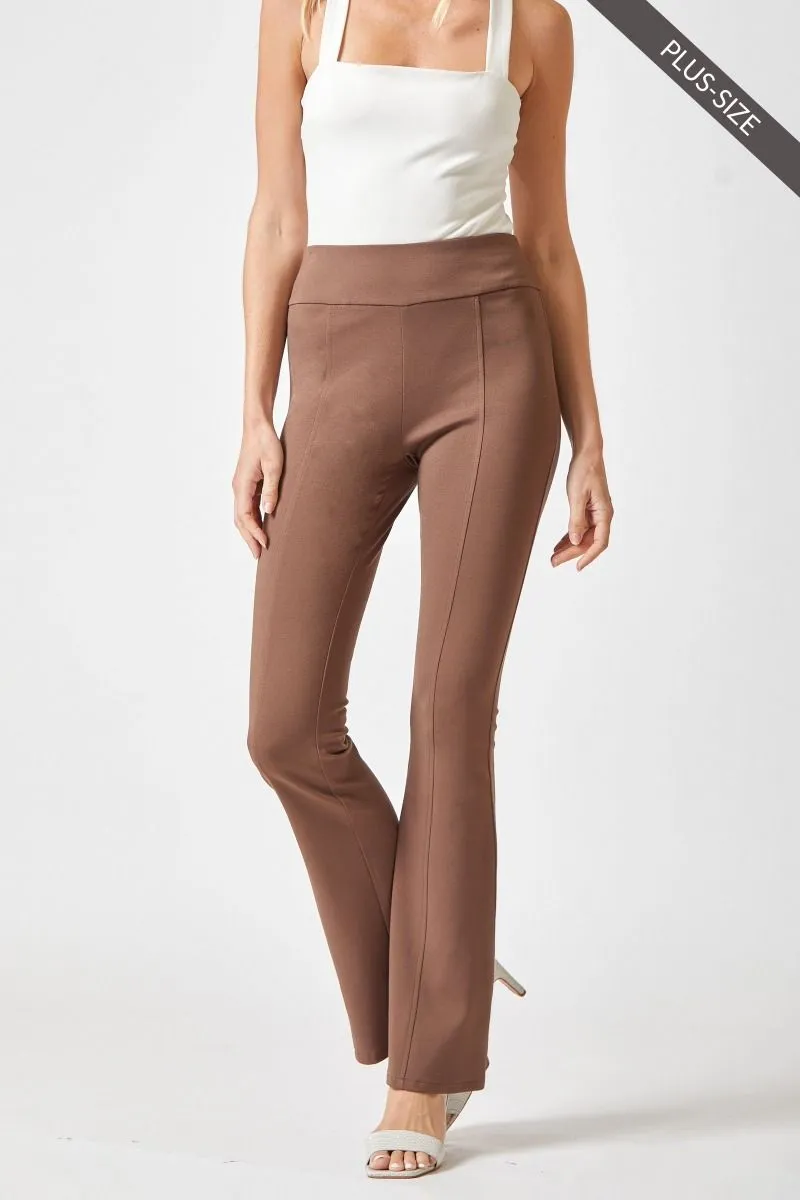 Flared Dressy Pants-Multiple Colors Available