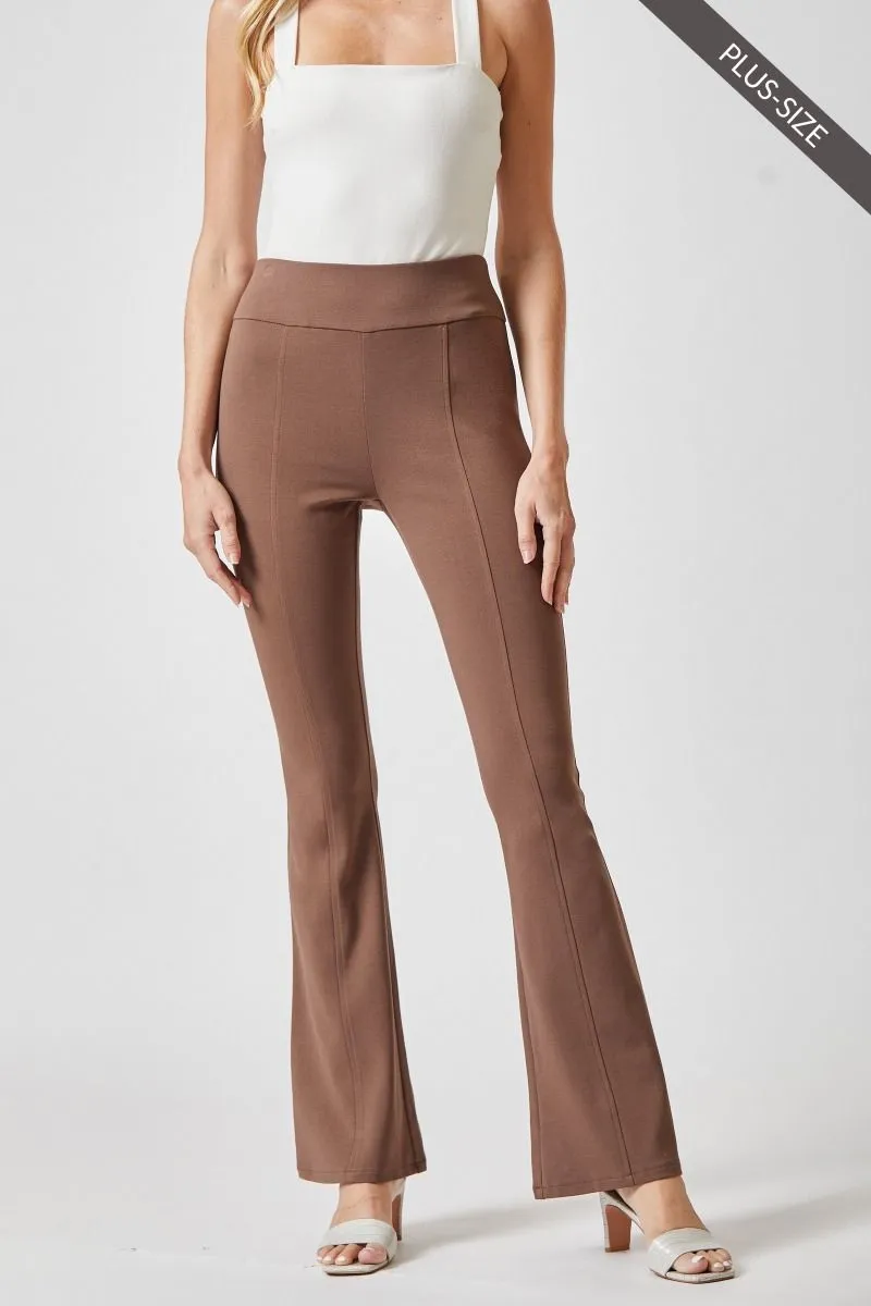 Flared Dressy Pants-Multiple Colors Available