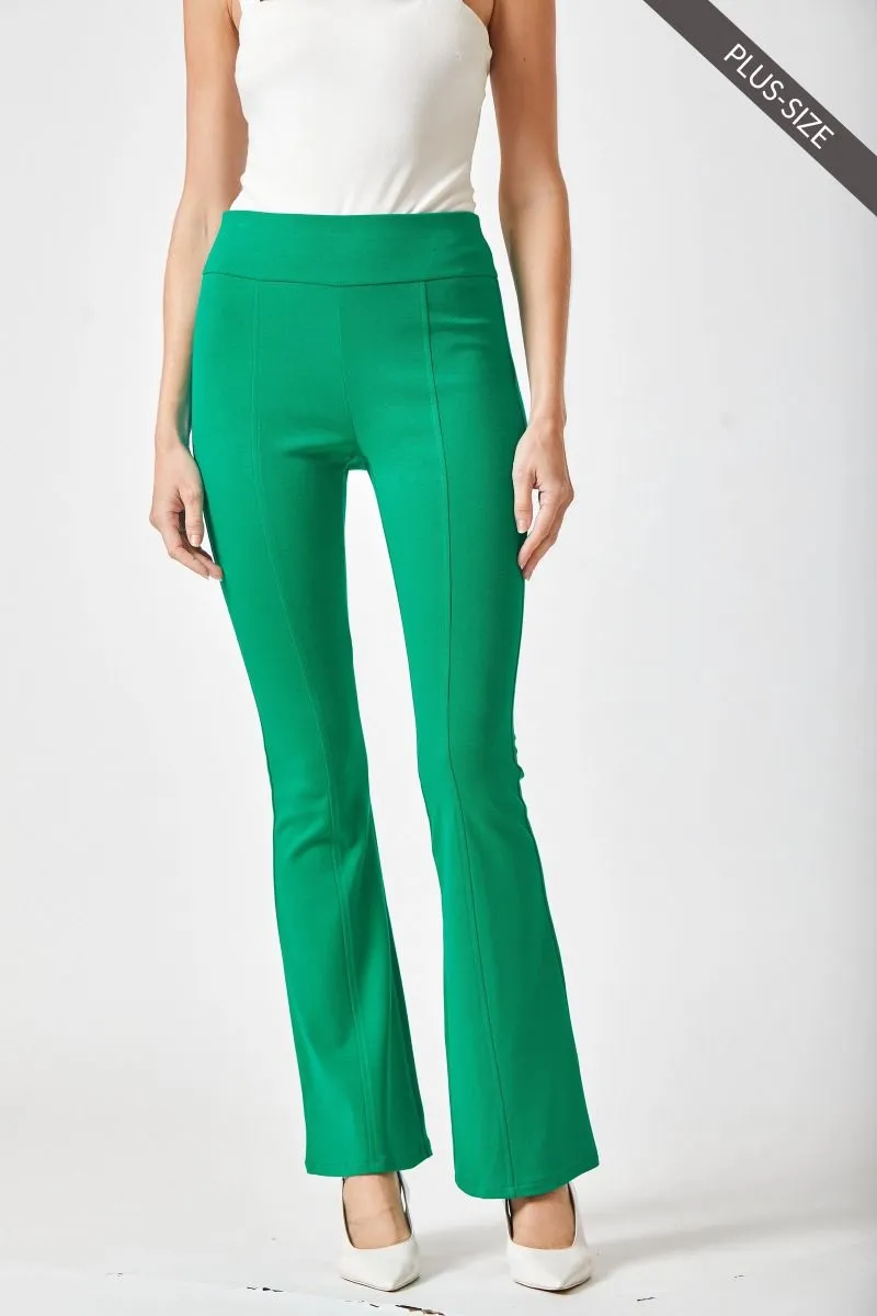 Flared Dressy Pants-Multiple Colors Available