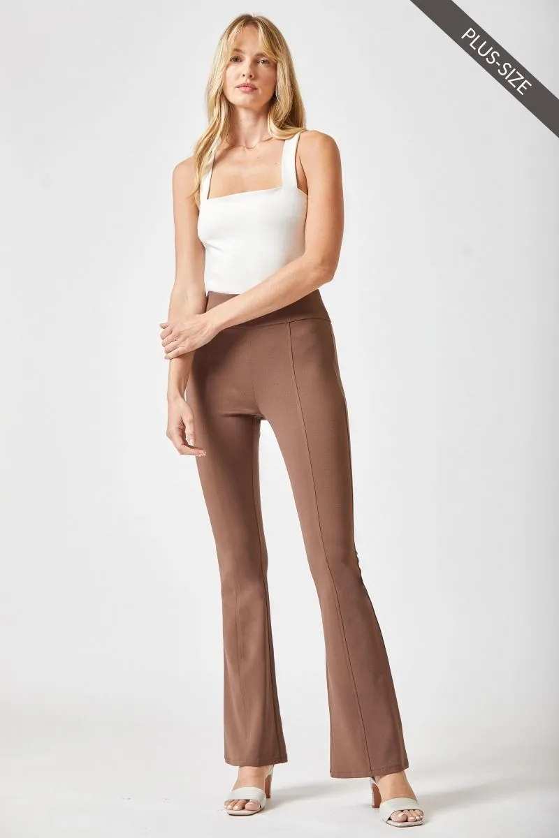 Flared Dressy Pants-Multiple Colors Available