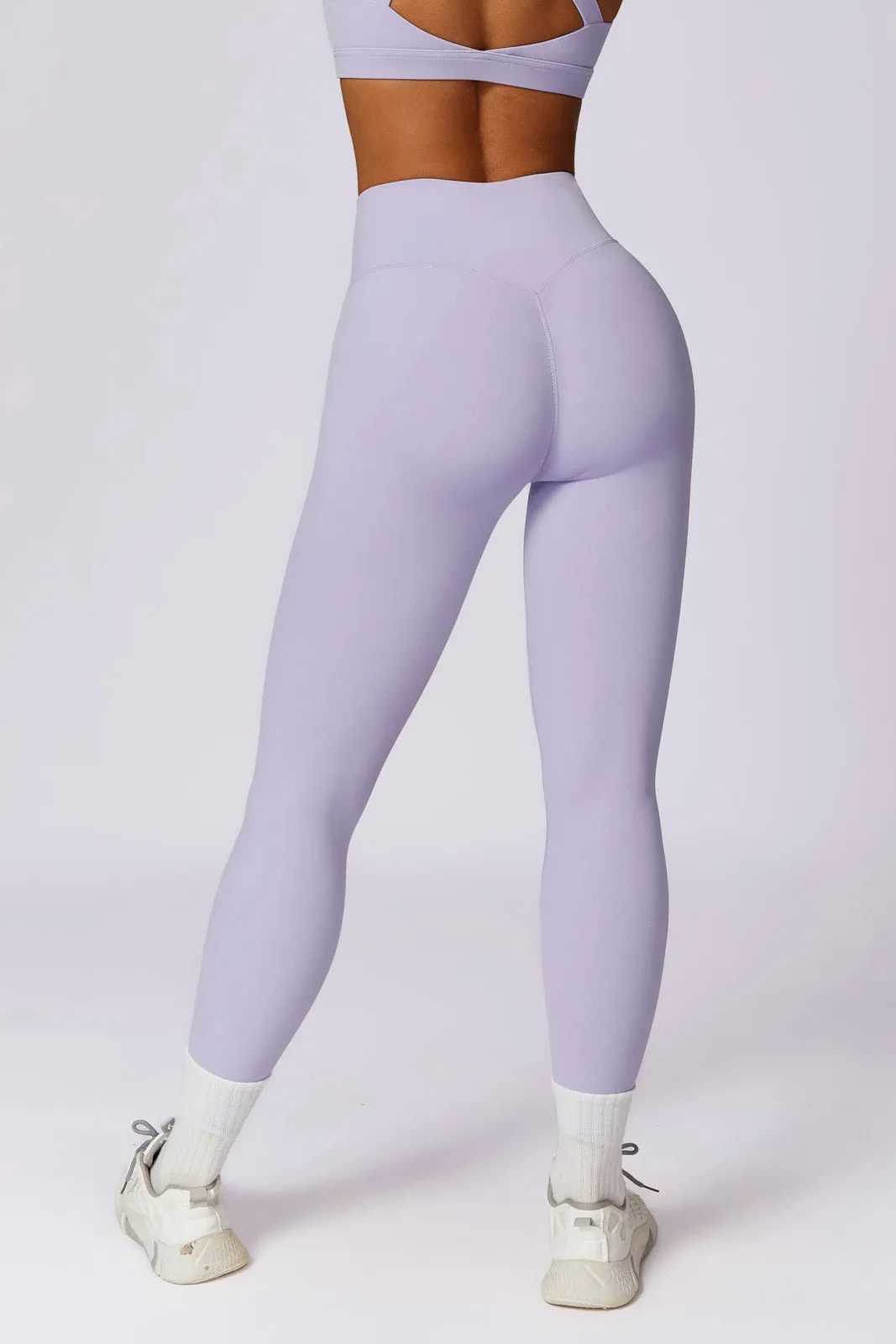 Flex Sports Bra and Leggings Set - Lavender