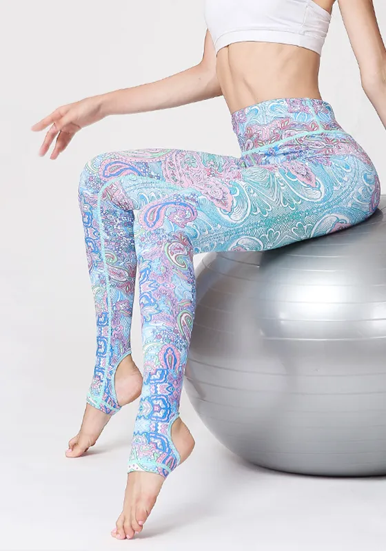 Floral High Waist Yoga Pants