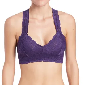 Free People Raceback Crop Bralette Plum Wine