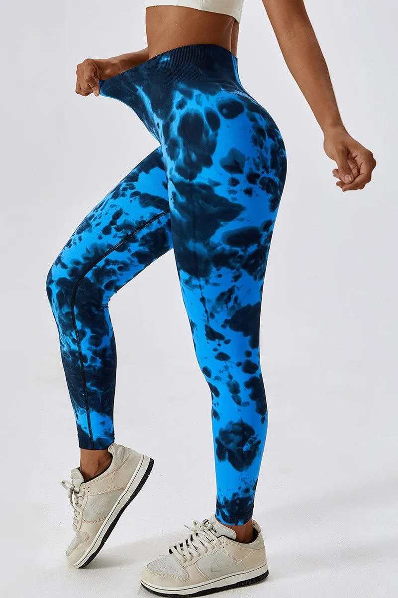 GFIT® Tie Dye Seamless Leggings for Women High Waist Yoga Pants